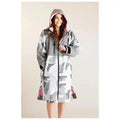 Post Swimming Unisex Robe | Arctic Camo Pink Hard Shell Robe Swimcore