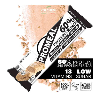 Protein Crunch Snack Pack | PROMEAL® (60% Protein Bar) 20x40g Swimcore