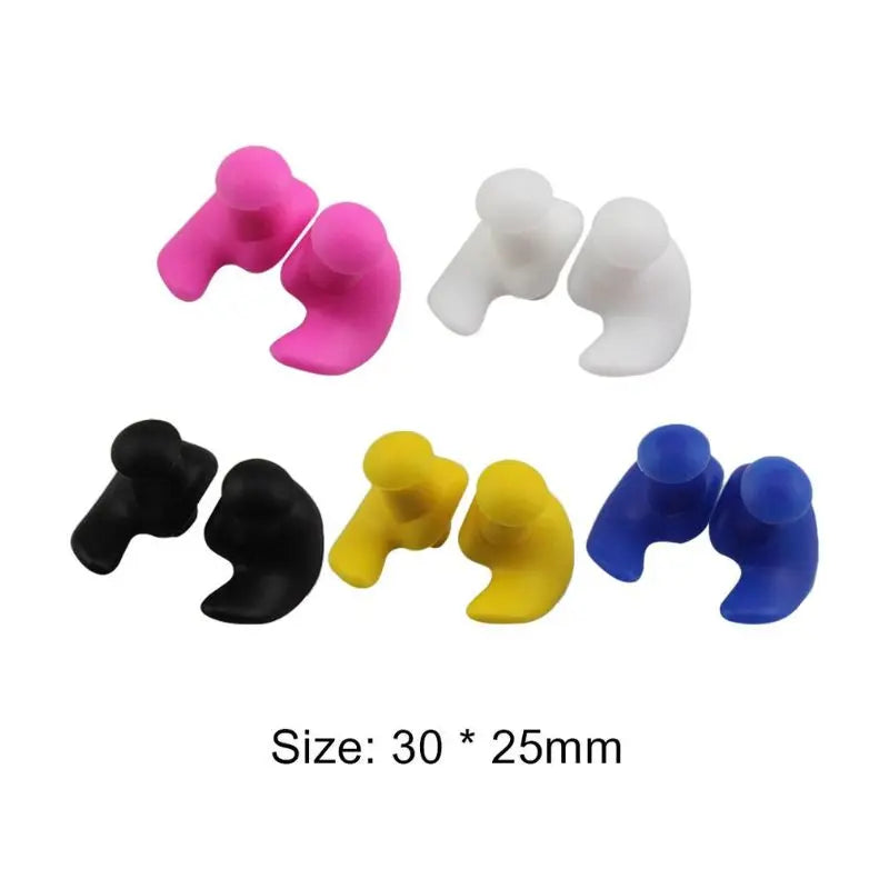 Soft Silicone Swimming Earplugs | Durable Ear Plugs 1 Pair Swimcore