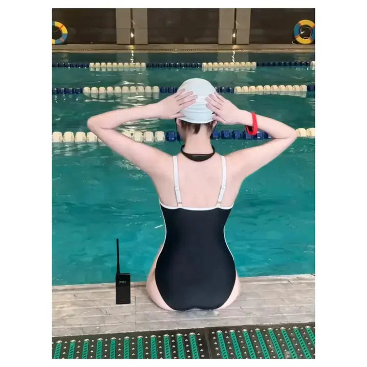 Swim Headphone Music Combo | Wireless Transmitte + Earbuds Swimcore