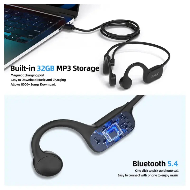 Swim Headphone Music Set | W26 Waterproof Bone Conduction Swimcore