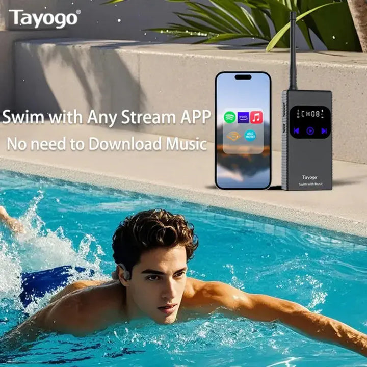 Swim Music Headphone Bluetooth | W25 Waterproof Headset Swimcore