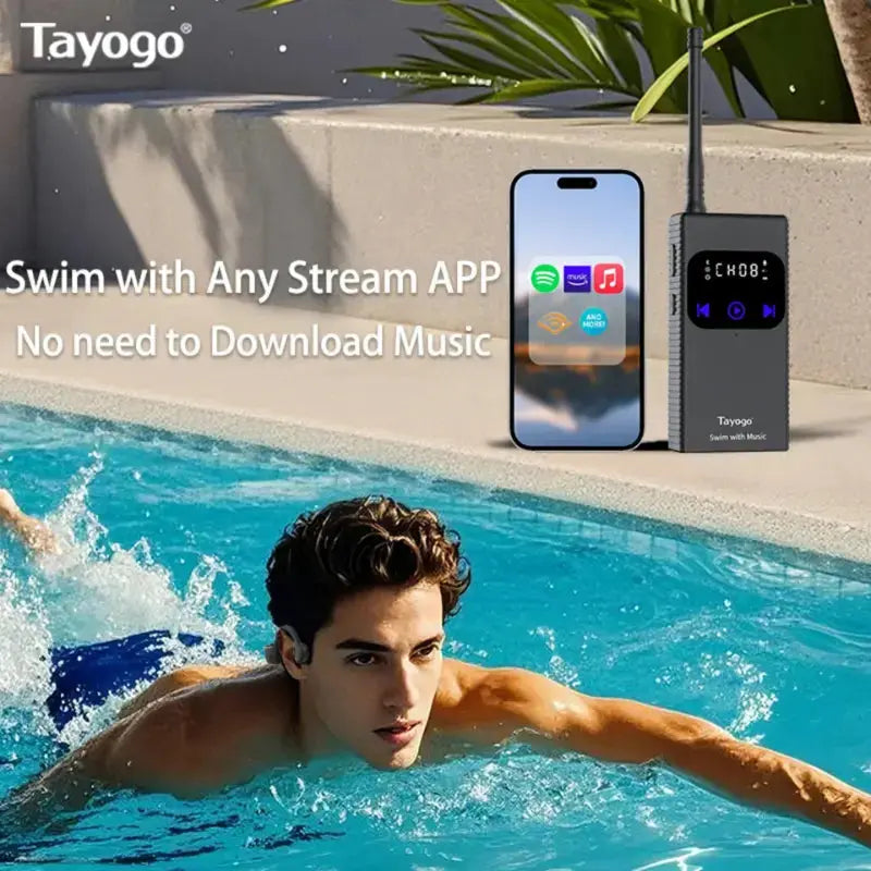 Swim Music Headphone Bluetooth | W25 Waterproof Headset Swimcore