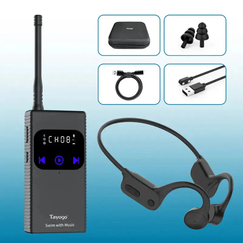 Swim Music Headphone Bluetooth | W25 Waterproof Headset Swimcore