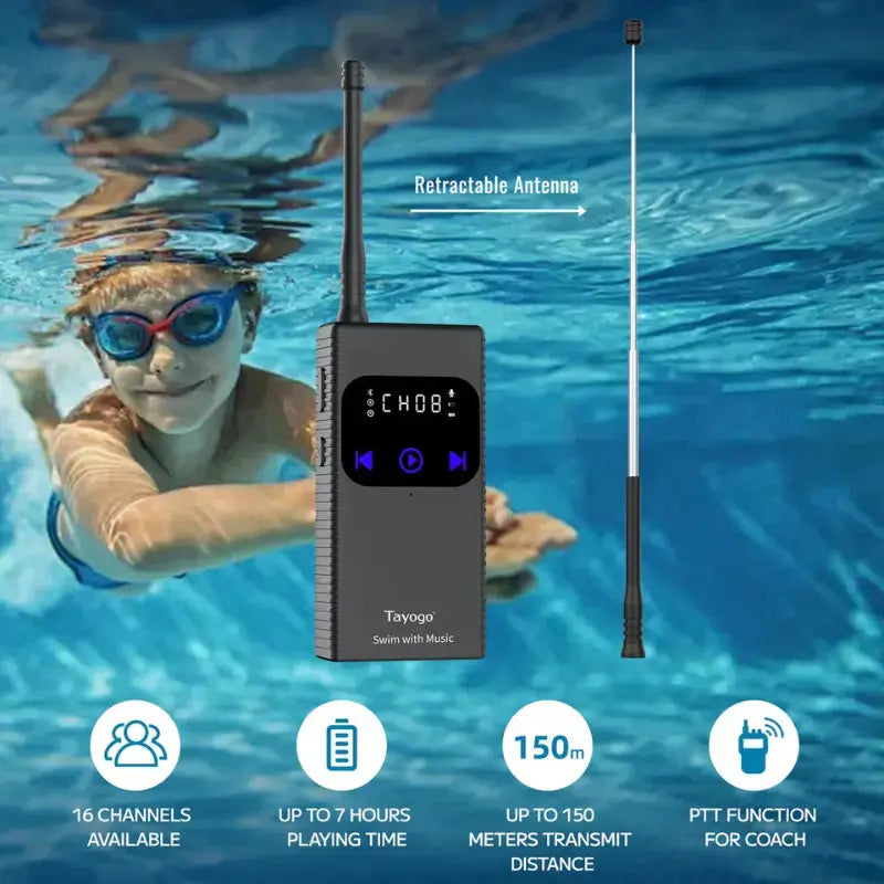 Swim Music Headphone Bluetooth | W25 Waterproof Headset Swimcore