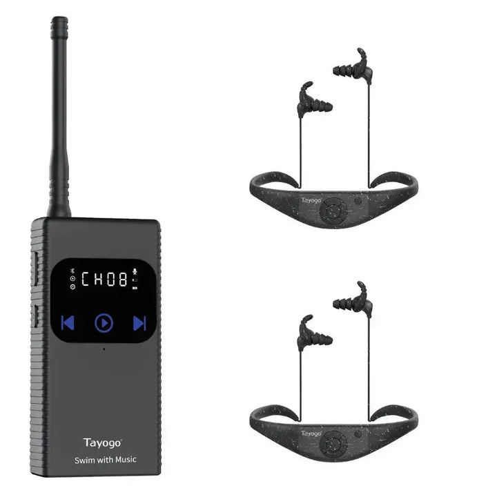 Swimming Earbuds Music Player | T6+W18 Swim Music Combo Swimcore