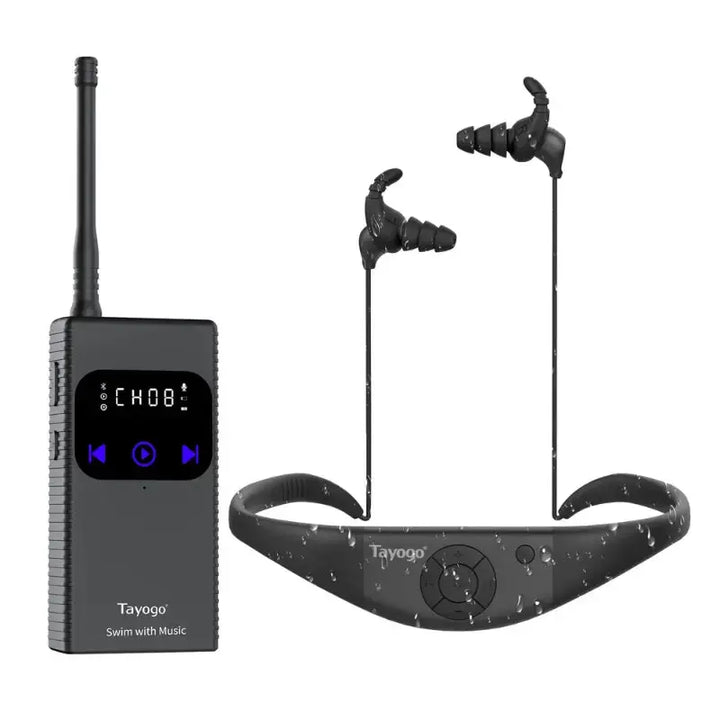 Swimming Earbuds Music Player | T6+W18 Swim Music Combo Swimcore
