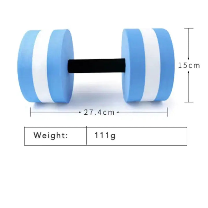 Swimming Pool Dumbbells Aqua | One Pair Swim Pool Dumbbell Swimcore