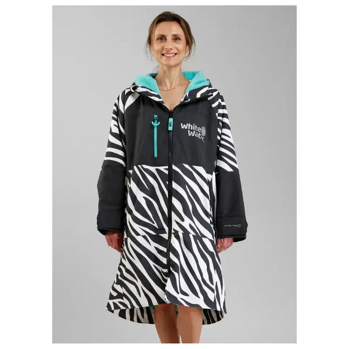 Swimming Robe Adult Unisex | Zebra Print Swim Robe Swimcore