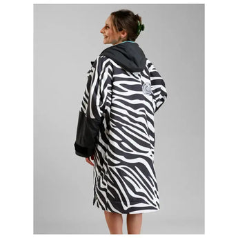 Swimming Robe Adult Unisex | Zebra Print Swim Robe Swimcore