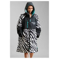 Swimming Robe Adult Unisex | Zebra Print Swim Robe Swimcore