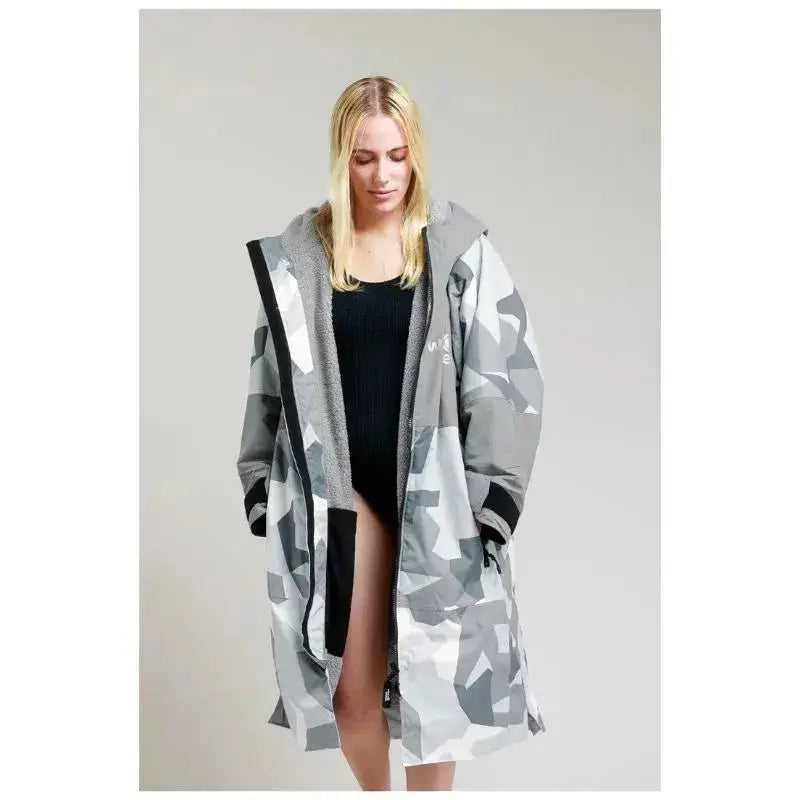 Swimming Robe Arctic Camo | Adults Hard Shell Robe Swimcore