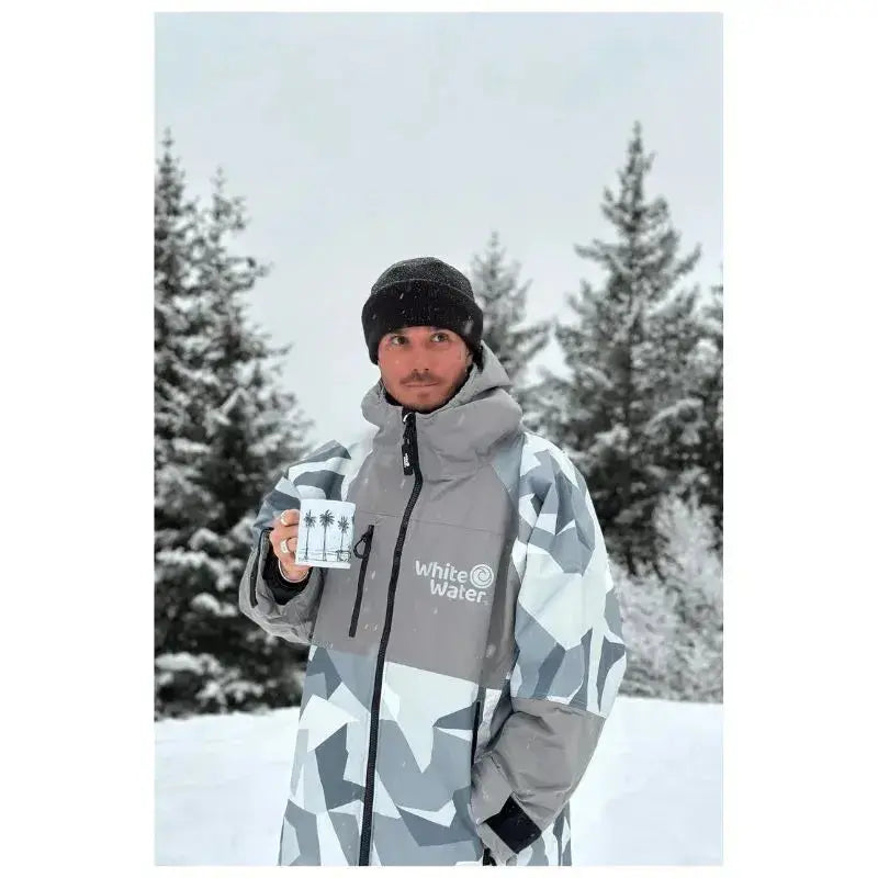 Swimming Robe Arctic Camo | Adults Hard Shell Robe Swimcore