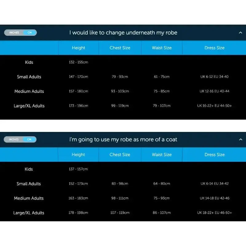 Swimming Robe Arctic Camo | Adults Hard Shell Robe Swimcore