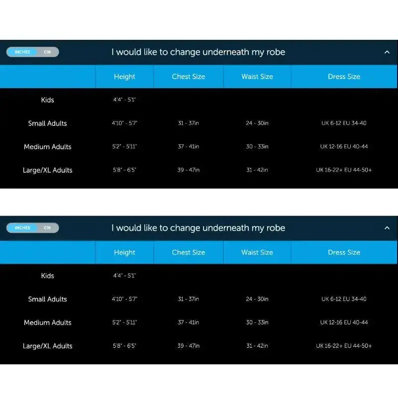 Swimming Robe Arctic Camo | Adults Hard Shell Robe Swimcore