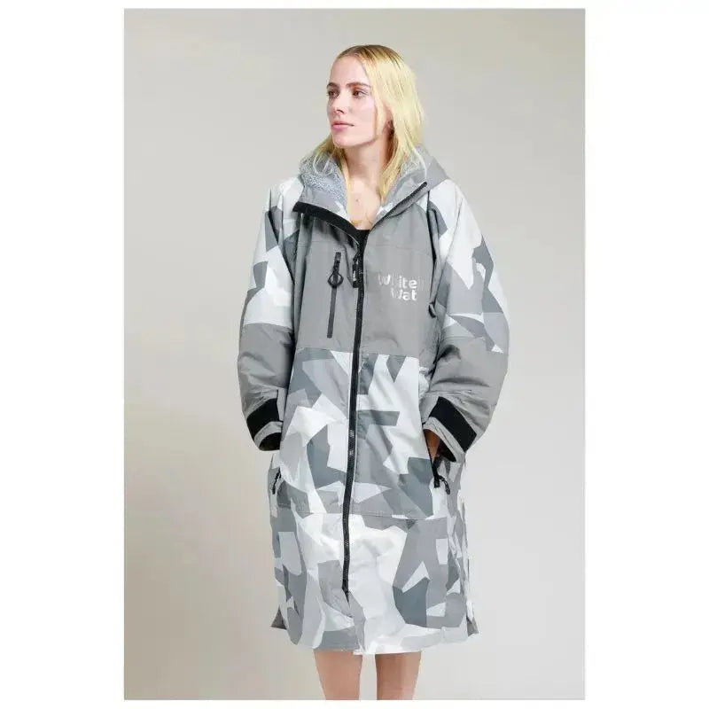 Swimming Robe Arctic Camo | Adults Hard Shell Robe Swimcore