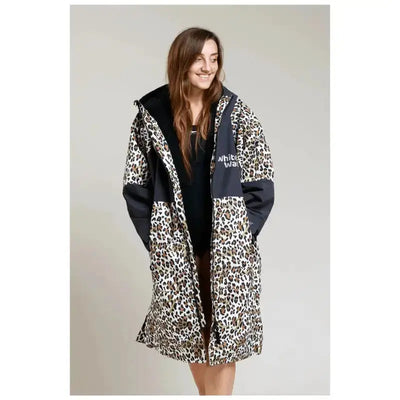 Swimming Robe Leopard Print | Adults Unisex Hard Shell Robe Swimcore