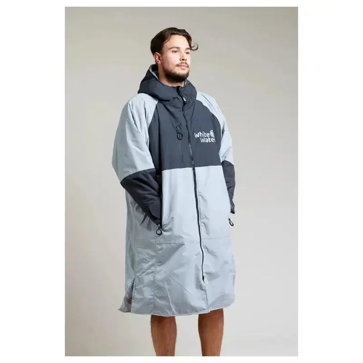 Swimming Robe Steel Grey | Adults Unisex Hard Shell Robe Swimcore