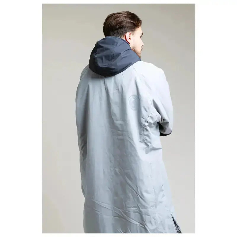 Swimming Robe Steel Grey | Adults Unisex Hard Shell Robe Swimcore