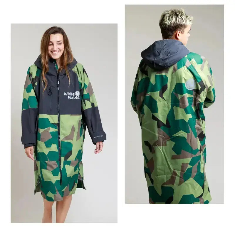 Smiwing Robe Swimming Robe Unisex Camo | Adults Hard Shell Post Swim Robe – Swimcore
