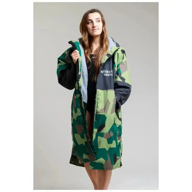 Swimming Robe Unisex Camo | Adults Hard Shell Robe Swimcore