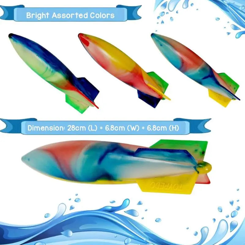 Swimming Rocket Underwater Torpedo | Swim Rocket Toy Swimcore