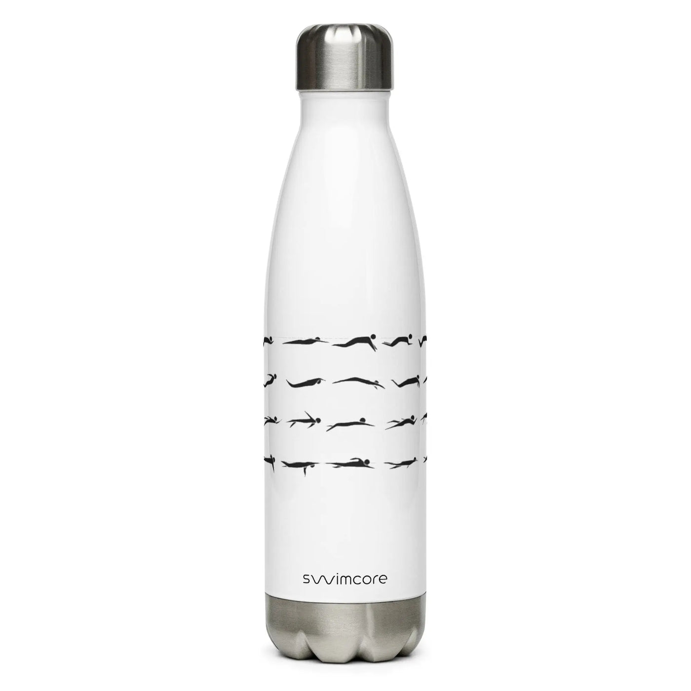 Swimming Styles Water Bottle | Unique Stainless Steel Water Bottle Swimcore