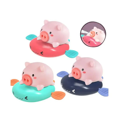Toddler Bath Toys Baby Shower | Play Pigs Clockwork Swimcore