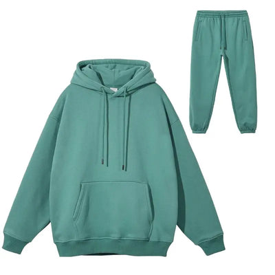 Unisex Fleece Athletic Set | Men Women Tracksuit Set Swimcore