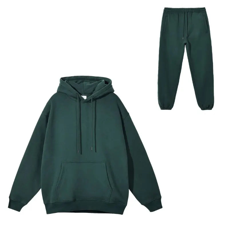 Unisex Fleece Athletic Set | Men Women Tracksuit Set Swimcore