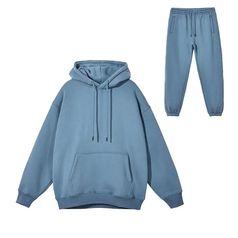 Unisex Fleece Athletic Set | Men Women Tracksuit Set Swimcore