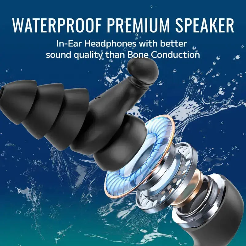 Waterproof Swimming Music Earbuds | W18 Bluetooth Swim Earbuds Swimcore