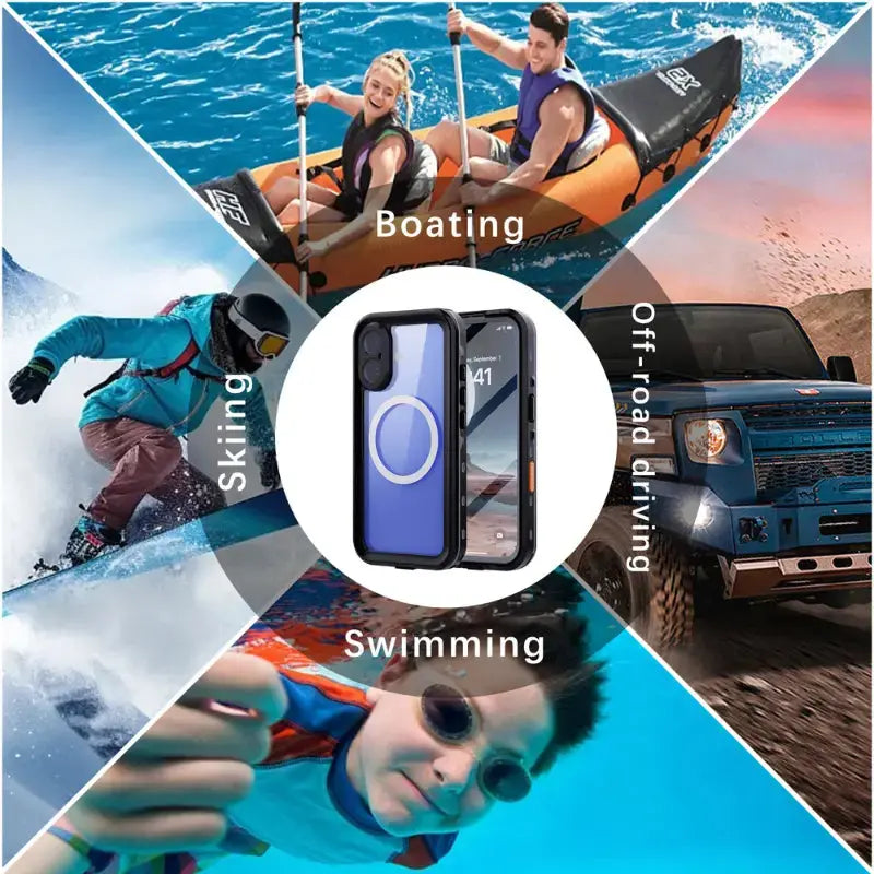 Waterproof iPhone 16 Cases | iPhone 16, 16 Plus, Pro &amp; 16 Pro Max Swimcore