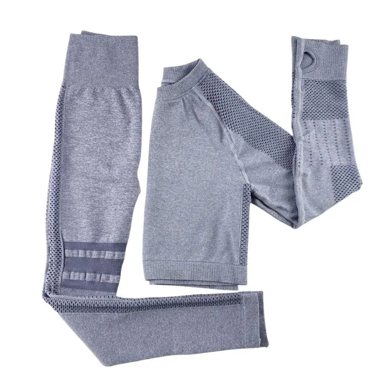 Women Cropped Top Set | Yoga Gym Women&