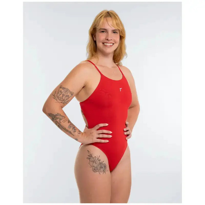 Women Training Pool Swimsuit | MSOL Professional Girl Swimwear Swimcore