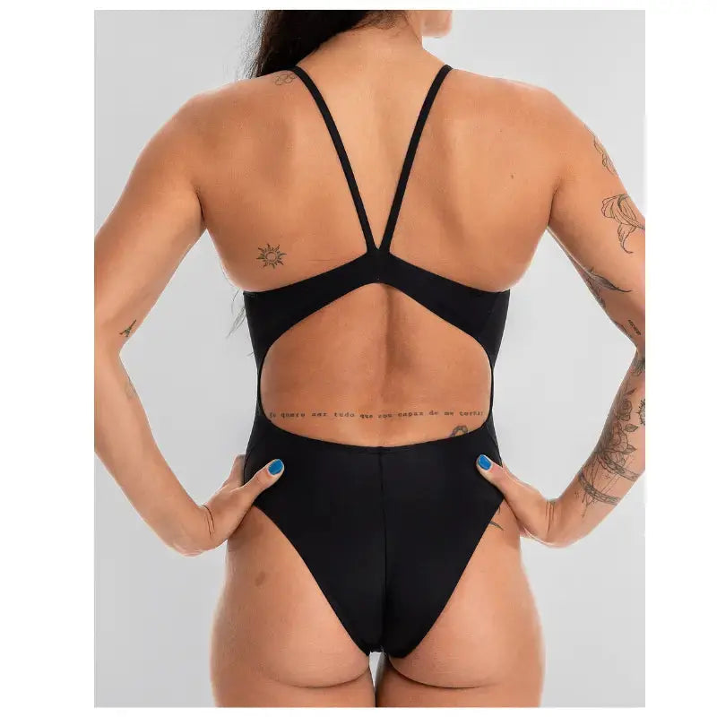 Women Training Pool Swimsuit | MSOL Professional Girl Swimwear Swimcore