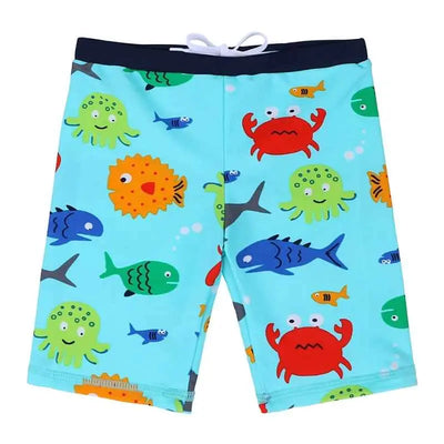 Long Sleeve Cartoon Swimwear for Toddlers