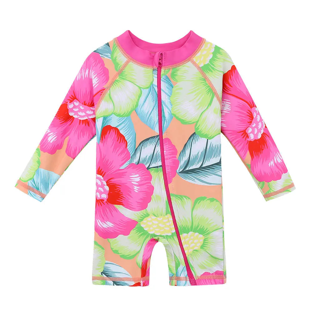 Baby Girl Long Sleeves Swimsuit