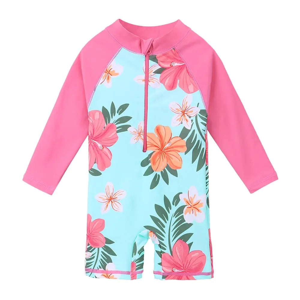 Baby Girl Long Sleeves Swimsuit