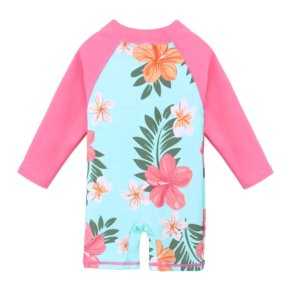 Baby Girl Long Sleeves Swimsuit