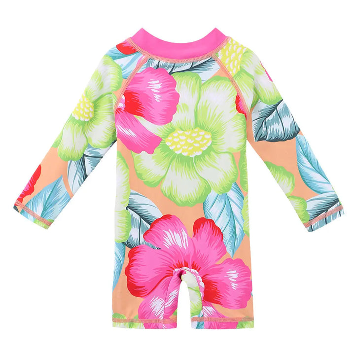 Baby Girl Long Sleeves Swimsuit