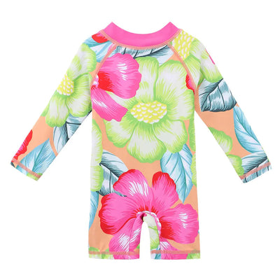 Baby Girl Long Sleeves Swimsuit