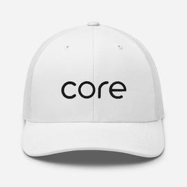Core Hat White | Swimming & Fitness Coach | Trucker Cap Swimcore