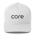 Core Hat White | Swimming & Fitness Coach | Trucker Cap Swimcore
