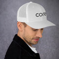 Core Hat White | Swimming & Fitness Coach | Trucker Cap Swimcore