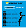 Dog Wetsuits Medium Sizes | CRESSI DOG 1 Swimcore