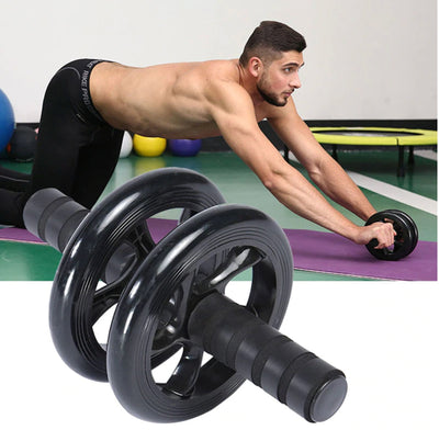 Double Wheel Abdominal Exercise | Wheel Gym Ab Roller Swimcore