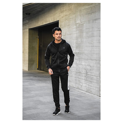 East London Tracksuit | Men's 2 Pieces Black Tracksuit Swimcore