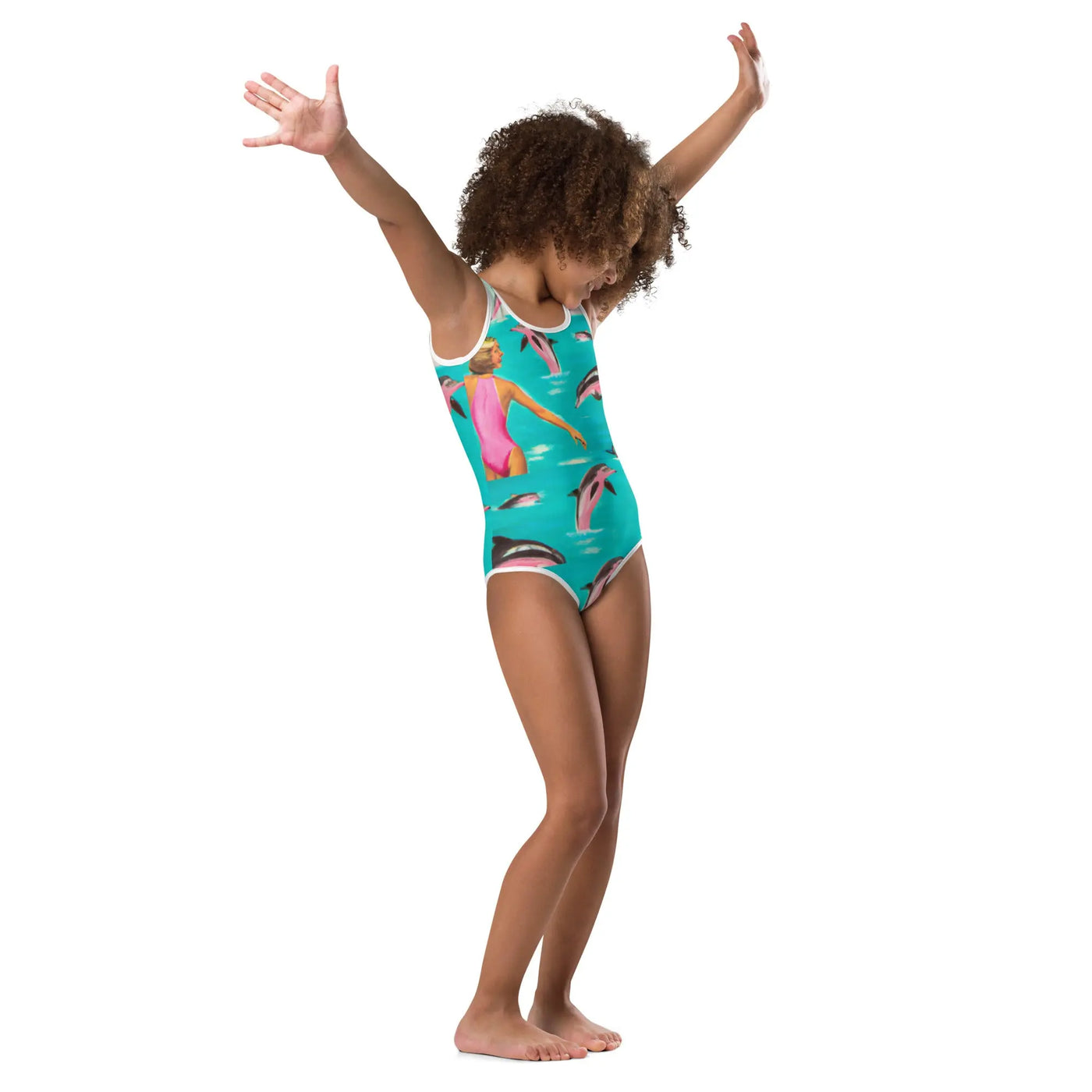 Girls Swimsuit Designs | All-Over Print Kids Swimsuit Swimcore