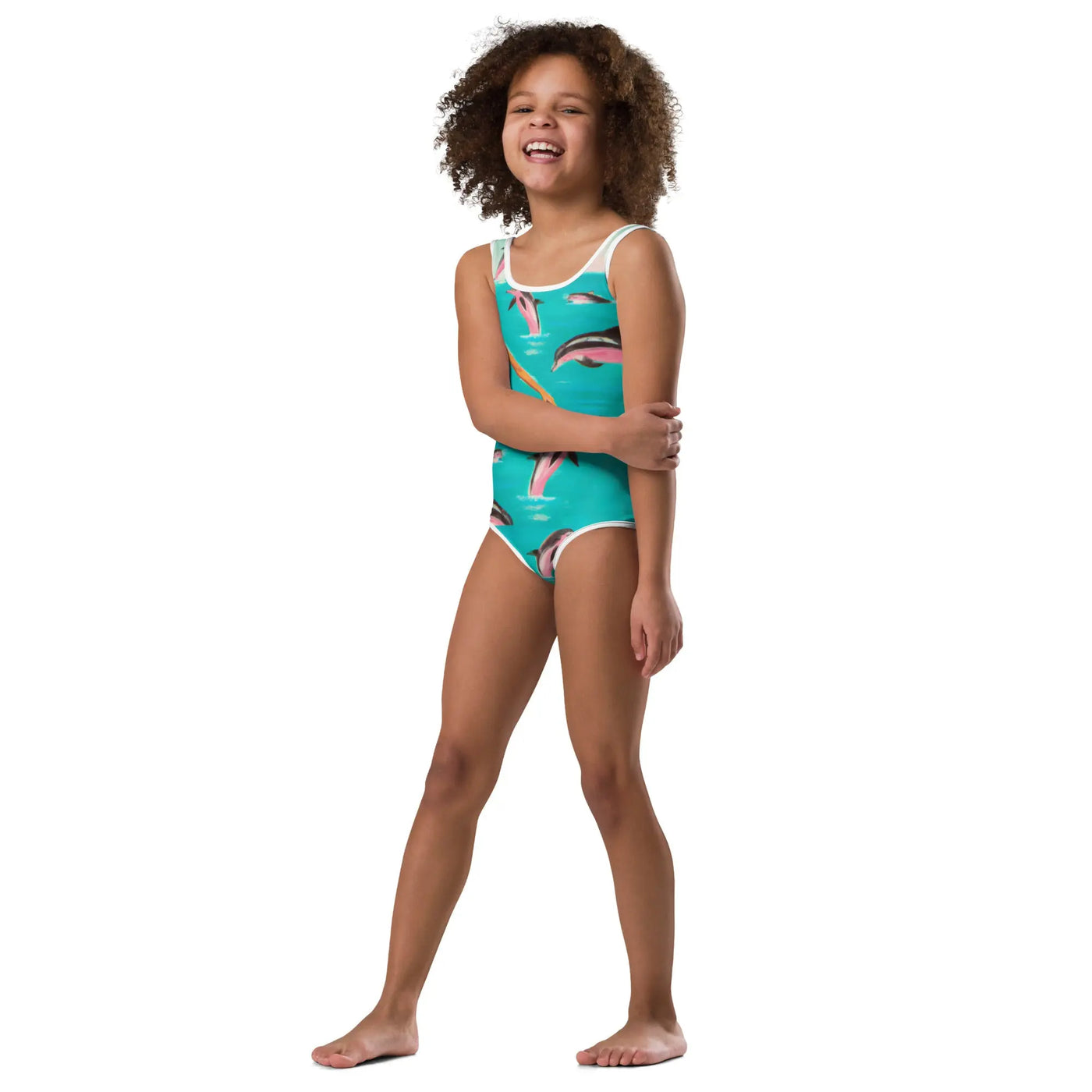 Girls Swimsuit Designs | All-Over Print Kids Swimsuit Swimcore